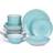 Waterside Aqua Splash Spin Wash Dinner Set 16pcs