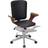 vidaXL Bent Black And Brown Kontorsstol 97.5cm
