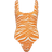 Becksöndergaard Zecora Ella Swimsuit - Persimmon Orange