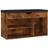 vidaXL 326767 Smoked Oak Skoställ 80x47cm