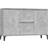 vidaXL Engineered Wood Concrete Gray Buffet 104x70cm