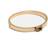Coach Pave Signature Hinged Bangle - Gold/Transparent