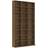 vidaXL 815092 Brown Oak Bogreol 177.5cm