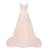 Milla Peach Multi-Layered Tulle Gown