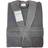 Brentfords 100% Cotton Towel Bath Robe Charcoal One