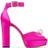 Jimmy Choo Socorie 120mm - Fuchsia/White