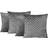 OHS Of Matte Geo Velvet Cushion Cover Black