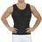 Insta Slim Men's Power Mesh Compression Muscle Tank Top - Black