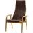 Swedese Lamini Childrens Sheepskin Espresso/Oiled Oak Armchair 79cm