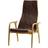 Swedese Lamini Childrens Sheepskin Espresso/Oiled Oak Lænestol 79cm