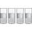 Luigi Bormioli Diamante Hi-Ball Tumbler 48cl 4pcs