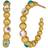 ByBiehl Pebbles Colors Hoops - Gold/Multicolour
