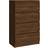 vidaXL 815077 Brown Oak Byrå 60x98.5cm