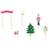 PartyDeco Nutcracker Cake Topper Set Kagedekoration