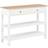 vidaXL 110x35x80cm White/Wood Sideboard 110x80cm