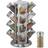 Relaxdays Rotating spice rack with 16 glass jars