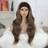 Shein Ombre Brown Color Headband Wig Long Body Wave Mixed Brown Wig No Lace Straight Headband