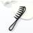 Shein Large Texture Combs Wide Tooth Curl Comb, 1pc Shark Teeth Hairstyle Curly
