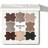 Shein JazyÂ JigsawÂ EyeshadowÂ Palette-Mauve'ing On 9-Color Shimmer Matte Eyeshadow Palette Metallic Evenly Pigmented Smooth Blendable Eyeshadow Winter Bl