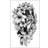 Shein Flower & Wolf Print Tattoo Sticker Black Friday