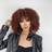 Shein Medium Curly Synthetic Wig With Bangs