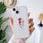 Shein Floral Pattern Clear Phone Case