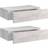 vidaXL 330252 Concrete Grey Wall Shelf 40cm 2pcs