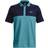 Under Armour Men's Performance 3.0 Colorblock Golf Polo Shirt - Glacier Blue/Navy