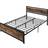 Homcom King Metal Bed Frame With Headboard 160x208cm