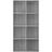 vidaXL 815250 Gray Sonoma Oak Bokhylla 130cm