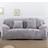 Thick Loose Sofa Cover Grey, Silver (116x106cm)