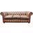 Chesterfield Antique Tan Sofa 200cm 3 Seater