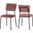 SECONIQUE Sheldon Pink Kitchen Chair 84.5cm 4pcs