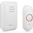 Byron DBY-22311 Wireless Portable Doorbell Set, 150 m Range, 16 Melodies