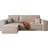 17 Stories Machi Beige Sofa 244cm 4 Seater