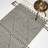 Homescapes Edessa & White Kilim Wool Black