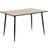 Nordform Wilma Natural/Black Spisebord 80x120cm