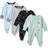 Gerber Baby Sleep 'n Play Footed Pajamas 4-Pack - Bear Blue