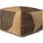 ferm LIVING Forene Square Pouf Tan Chocolate Pouffe