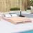 vidaXL Solid Wood Douglas Sun Lounger 205 x 110 x 31.5 cm