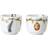 Kähler Hammershøi White/Decor Egg Cup 2pcs