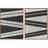 Home ESPRIT Stripes White/ Black Tavla 60x60cm 2st