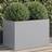 vidaXL Plantekasse 62 x 40 x 39 cm Galvaniseret Stål Sølvfarvet Plantekasse