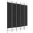 vidaXL 350173 Black Room Divider 200x220cm