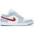 NIKE Air Jordan 1 Low W - Sail/Blue Grey/White/Dune Red