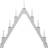 Konstsmide Foldable Grey Adventslysestage 56cm