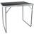 Harbour Housewares Folding Metal Camping Table 80cm x 60cm Black