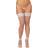 Dreamgirl Fishnet Hold-Up Stockings Plus Size