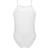 Kid's Lace Back Ballet Leotard - White