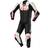 Alpinestars Missile V2 Ward perforated One Piece Motorcycle Leather Suit, black-white-red